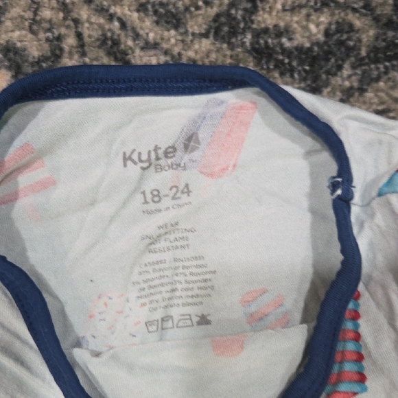 Kyte BABY Toddler Pajama Sets - Wasabi, Crocodile, Powder, and Popsicle - Picture 5 of 9